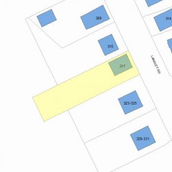 317 Langley Rd, Newton, MA 02459 plot plan