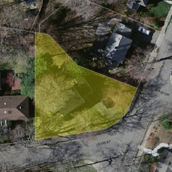 100 Lewis St, Newton, MA 02458 aerial view