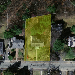 59 Hancock Ave, Newton, MA 02459 aerial view