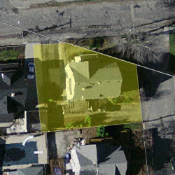 48 Boyd St, Newton, MA 02458 aerial view