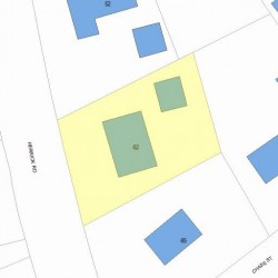 62 Herrick Rd, Newton, MA 02459 plot plan