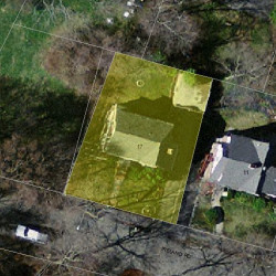 17 Ireland Rd, Newton, MA 02459 aerial view