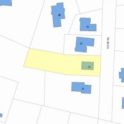 29 Coyne Rd, Newton, MA 02468 plot plan