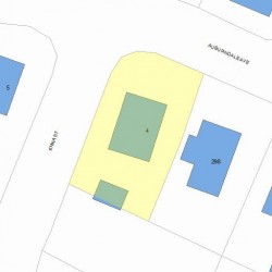 4 Ionia St, Newton, MA 02466 plot plan