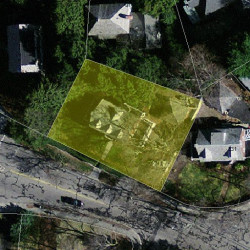 239 Ward St, Newton, MA 02459 aerial view