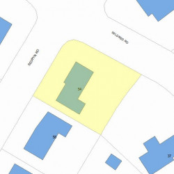 54 Selwyn Rd, Newton, MA 02461 plot plan