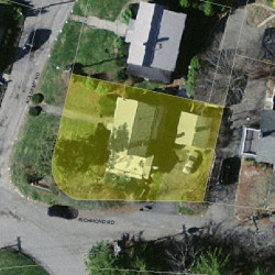 12 Academy Rd, Newton, MA 02458 aerial view