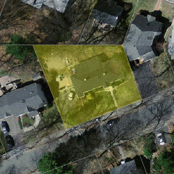 21 Roland St, Newton, MA 02461 aerial view