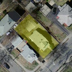 147 Linwood Ave, Newton, MA 02460 aerial view