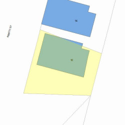 16 Abbott St, Newton, MA 02464 plot plan