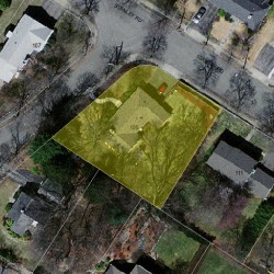 106 Oliver Rd, Newton, MA 02468 aerial view