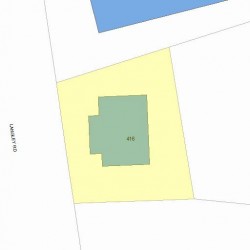 416 Langley Rd, Newton, MA 02459 plot plan