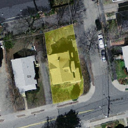 525 Auburn St, Newton, MA 02466 aerial view