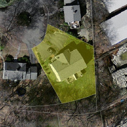 27 Turner Ter, Newton, MA 02460 aerial view