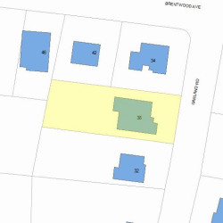 38 Garland Rd, Newton, MA 02459 plot plan