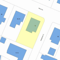 70 Page Rd, Newton, MA 02460 plot plan