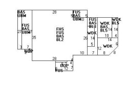 22 Chamberlain Rd, Newton, MA 02458 floor plan