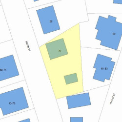 70 Faxon St, Newton, MA 02458 plot plan