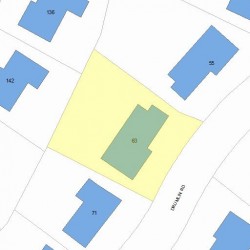 63 Drumlin Rd, Newton, MA 02459 plot plan