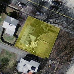 390 Homer St, Newton, MA 02459 aerial view