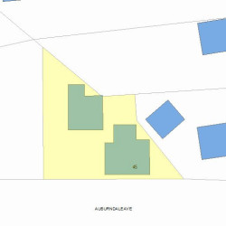 45 Auburndale Ave, Newton, MA 02465 plot plan