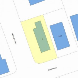 5 Bencliffe Cir, Newton, MA 02466 plot plan