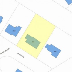 148 Stanley Rd, Newton, MA 02468 plot plan