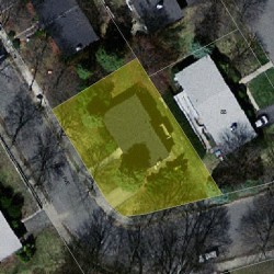 60 Hazelhurst Ave, Newton, MA 02465 aerial view