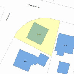 86 Charlesbank Rd, Newton, MA 02458 plot plan