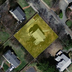 125 Prospect St, Newton, MA 02465 aerial view