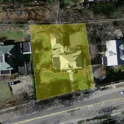 693 Beacon St, Newton, MA 02459 aerial view