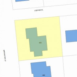 436 Winchester St, Newton, MA 02461 plot plan