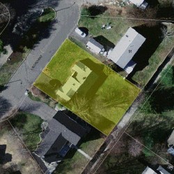 99 Osborne Path, Newton, MA 02459 aerial view