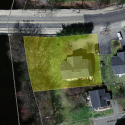 404 Elliot St, Newton, MA 02464 aerial view