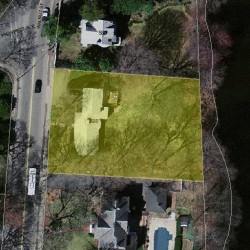 588 Walnut St, Newton, MA 02460 aerial view