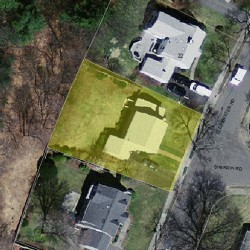 12 Clearwater Rd, Newton, MA 02462 aerial view