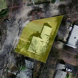 4 York Rd, Newton, MA 02468 aerial view
