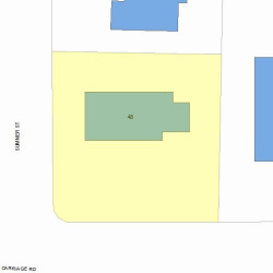 48 Sumner St, Newton, MA 02459 plot plan