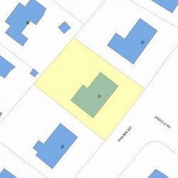 29 Sharpe Rd, Newton, MA 02459 plot plan