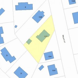 1335 Walnut St, Newton, MA 02461 plot plan