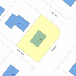 172 Spiers Rd, Newton, MA 02459 plot plan