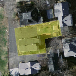 1 Willow Ter, Newton, MA 02459 aerial view