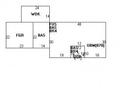 15 Buff Cir, Newton, MA 02459 floor plan