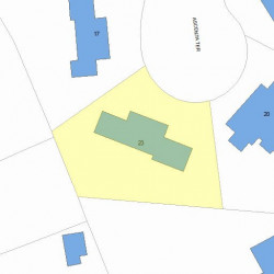 23 Ascenta Ter, Newton, MA 02465 plot plan