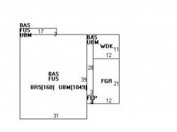 329 Central St, Newton, MA 02466 floor plan