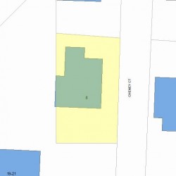 8 Cheney Ct, Newton, MA 02464 plot plan