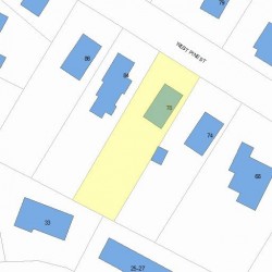 78 Pine St, Newton, MA 02466 plot plan