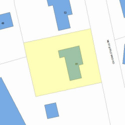 61 Boulevard Rd, Newton, MA 02459 plot plan