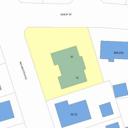 62 Withington Rd, Newton, MA 02460 plot plan