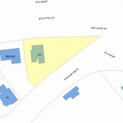 896 Boylston St, Newton, MA 02461 plot plan